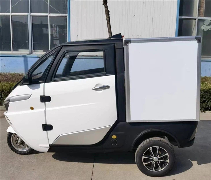 3 Wheel Electric Mini Delivery Car With Cargo Box
