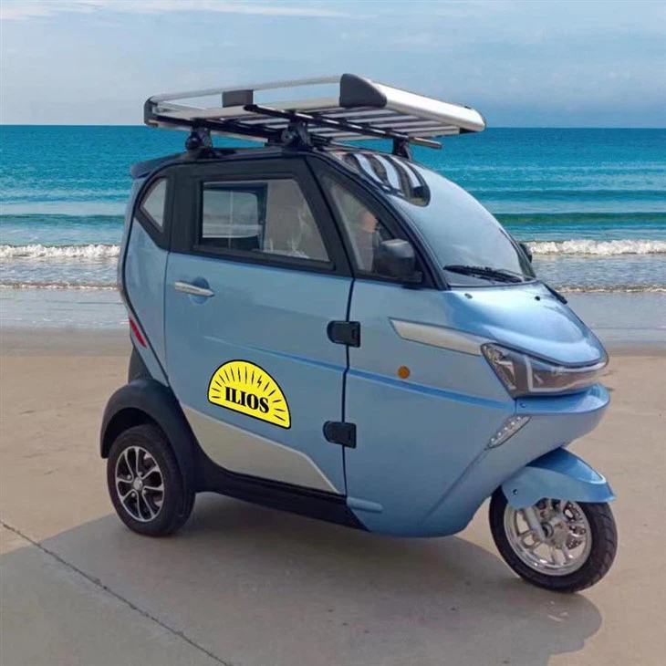 EEC Electric Tricycle, New Trend 3-Wheeler Motorcycle With Closed Cabin