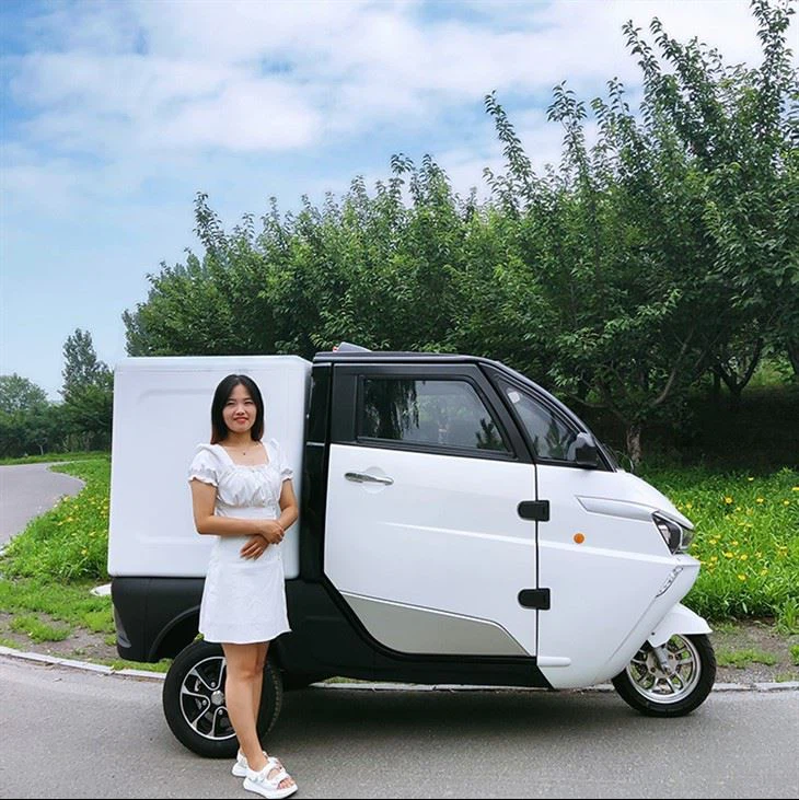 Popular Electric Commercial Used Cargo Tricycle With Cabin
