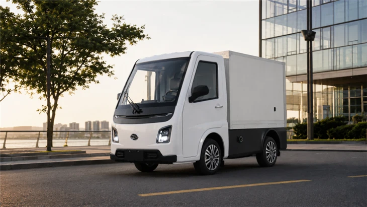 Electric Cargo Box Truck For Courier And Parcel Delivery best Electric Cargo Box Truck For Courier And Parcel Delivery best